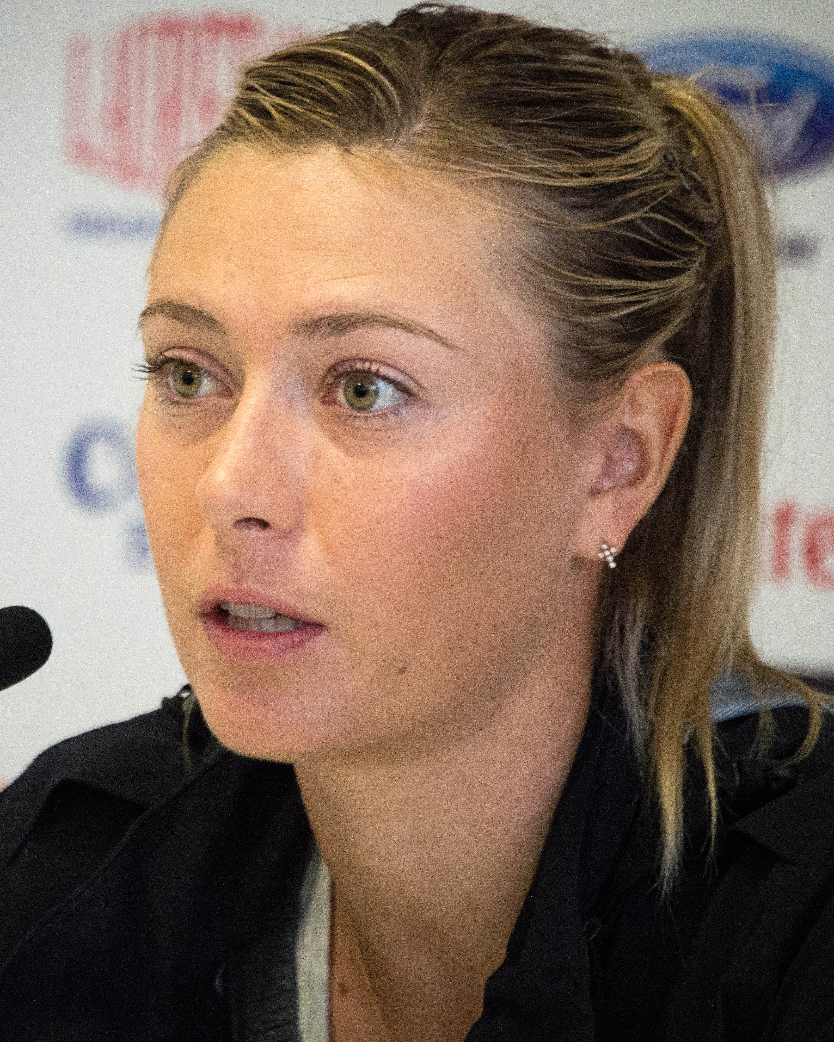 Maria Sharapova portrait at Italian Open 2014